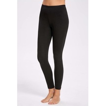 Kadın Likralı Uzun Tayt 2li Paket SiYAH