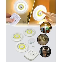 Hnrlıshp Kablosuz Gün Işığı 3 Lü Led Spot Lamba Kumandalı