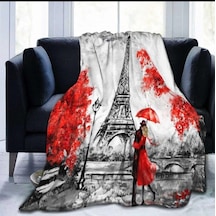 Paris Organik Pamuk Polar 150 Cm 220 Cm. Tv Battaniyesi