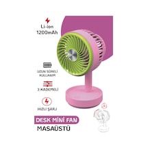 El Fanı Masaüstü Vantilatör Soğutucu Teleskopik 3 Kademe Type-c Hızlı Şarj Mini Soğutucu