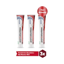 Parodontax Beyazlatıcı Diş Macunu 3 x 75 ML