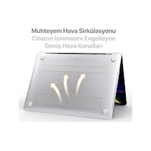 Macbook Air 15,3 İle Uyumlu M5 A3448 M4 A3241 M3 A3114 M2 A2941 Polikarbonat Sert Koruyucu Çizilme Ve Darbe Önleyici Kılıf Super Şeffaf, 15 İnç 2023-2026