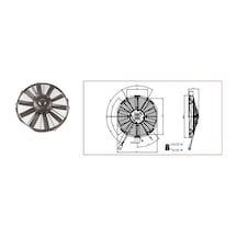 Kormas 24V Fan Motoru Üfleyici Aksiyel 10 " N11.5623