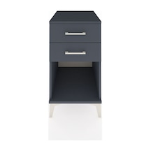 Kronos Komodin 2 Çekmeceli 44x59x80 Antrasit-antrasit Antrasit