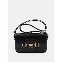 Guess Janie Dönüştürülebilir Kapaklı Kadın Siyah Çapraz Çanta Hwvg9910210-bla