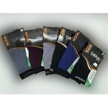 Tatkan Erkek Modal Karışık Renkli Boxer 6 Adet 001