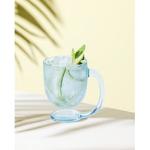 Madame Coco Domme Plastik Kupa - Turkuaz - 385 Ml Yeşil