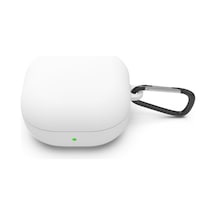 Microsonic Samsung Galaxy Buds Pro Uyumlu Mat Silikon Kılıf Beyaz
