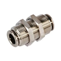 Metal Perde Geçişli Nipel Rekor Bağlantı 14mm