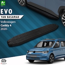S-dizayn Vw Caddy 4 Evo Siyah Yan Basamak 193 Cm 2020 Üzeri A+ Ka