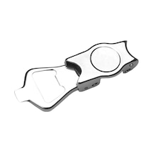 Suntek Katlanır Şişe Açacağı Yüksek Sertlik Su Şişesi Gümüş