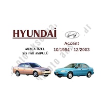 Hyundai Accent 1994 - 2004 Araca Özel Sis Ampulü H3