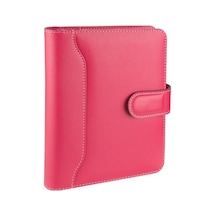 Organizer Ajanda Tarihsiz Kareli 17x22 CM - Fuşya