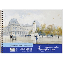 Karatis Resim Blok Spiralli Art 200 Gr 25x35 15 Yp