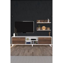 Moonlife Zümrüt Tv Ünitesi  Beyaz Ceviz