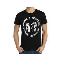 Bant Giyim - Animal Liberation Siyah Erkek T-Shirt Tişört