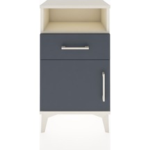 Arges Komodin 2 Raflı Tek Çekmeceli Tek Kapaklı 44x30x80 Ayta... Aytaşı