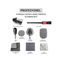 Polham Profesyonel 9 Parçalı Araba, Motorsiklet İçin Detaylı Araç Temizlik Ve Bakım Seti, İç Ve Dış Bakım Seti