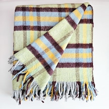 Çift Kişilik Pamuklu Battaniye 180x200 Cm 5036 Çok Renkli