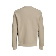 Jack & Jones Jprblualves Structure Sweat Crewneck Kahverengi
