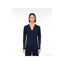Yargıcı Regular Bisiklet Yaka Uzun Kol Hırka 26kktr2111x 004 Lacivert