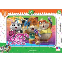 44 Cats 24 Parça Frame Puzzle.