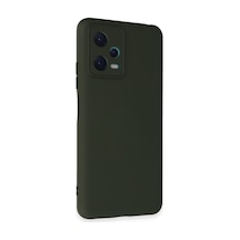 Redmi Note 12 5g Kılıf Nano İçi Kadife Silikon - Koyu Yeşil Bz8683140591786