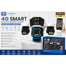 O-kam Pro 4g 4 Lens Ptz Güvenlik Kamerası 355 , Renkli Gece Görüş, Çift Yönlü Ses, Hareket Algılama