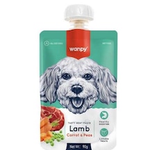 Wanpy Taze Kuzulu Ve Havuçlu Köpek Et Ezmesi 90 Gr