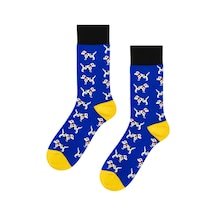 Carnaval Socks Çoklu Köpek Desenli Renkli Çorap Çok Renkli
