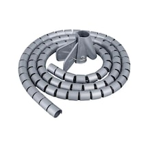 Powermaster Pm-15942 22 Mm Gri 1 Metre Spiral Kablo Toplayıcı Sabitleyici Parça
