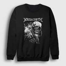 Presmono Unisex Dynamite Megadeth Sweatshirt Siyah