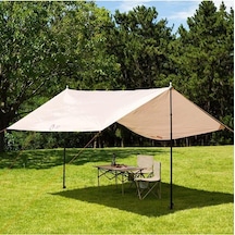 Su Geçirmez Dayanıklı Piknik Kamp Sahil Plaj Güneşlik Koruyucu Tente Gölgelik Çadır 500x300 Cm