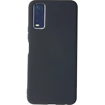 Newface Vivo Y11s Kılıf Nano İçi Kadife Silikon - Gri