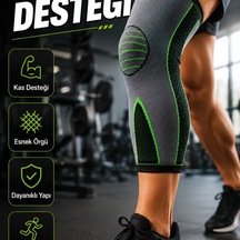 Kompresyon Spor Dizlik Diz Ve Baldır Destekli Fitness Koşu Antrenman İçin