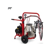 Melasty Ecomini Tekli İnek Süt Sağma Makinesi Paslanmaz Güğüm - Kauçuk Memelik Kuru Pompa