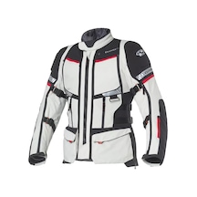 Clover Gts-5 Korumalı Motosiklet Montu Gri Siyah