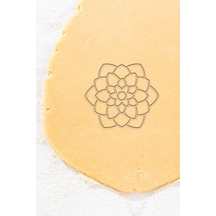 Mandala6 Kurabiye Kalıbı, Hamur Şekillendirici Beyaz