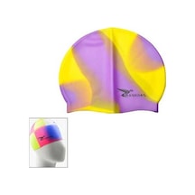 Dm Su Geçirmez Yüzme Şapkası - Elastik Silikon Kaplıca Bone, Rahat Ve Dayanıklı Çok Renkli