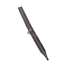 Angel Çanta Aksesuar Tek Stoplu 45 Cm Fermuar Gümüş Metal Kahverengi Renk
