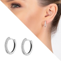 Tesbihane Starlight Diamond Üç Sıra Zirkon Taşlı Halka Tasarım 925 Ayar Güm