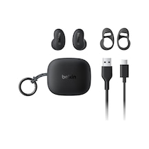 Soundform Anywhere Kablosuz Kulak İçi Kulaklık, Hafif, Uzun Süreli Konfor Sunan Bluetooth Kulaklıklar, İphone, İpad, Tablet, Dizüstü Bilgisayar, Bisiklet, Koşu İçin Ipx4 Suya Dayanıklı, Siyah