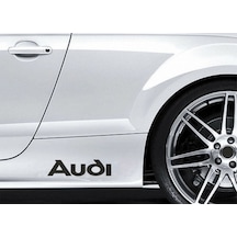 Audi 2 Yapıştırma Marşpiyel Yazısı Sticker 2 Adet Audi 2 Yapıştırma Marşpiyel Yazısı Sticker 2 Adet