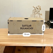 Dalyan Ahşap Eğitici Öğretici Yapboz Sayılar Bulmacası Puzzle Montessorie Seti