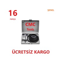 CMC Tools 16 Parça Buat Açma Seti Delme Panç Takımı Kutulu Set