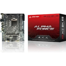 Arktek Alpha Force, Ak-h510m Eg Vs, 2xddr4, M.2, 2x Hdmı, Dp, 10-11.nesil, Lga1200 Soket, Anakart