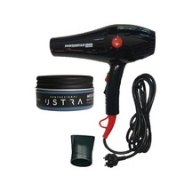 Powerstar 3500 Saç Kurutma Fön Makinesi + Ustra Mess Up Mat Krem Wax 100 ML