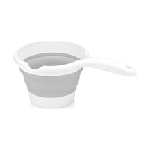 Katlanabilir Akordiyon Maşrapa Koçero Plastik 10 X 15 Beyaz Diğer
