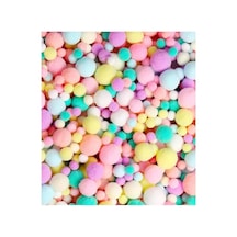 Pastel Renkli Pon Pon 10 20 30 Mm 170 Li 1 Paket Peluş Ponpon Tüylü Ponpon Okul Öncesi Kreş El İşi Hobi Elişi Genel