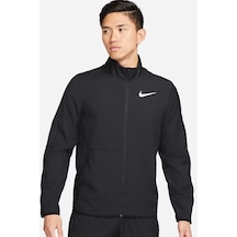 Nike Dri-fit Mens Woven Training Jacket Tam Fermuarlı Erkek Antreman Spor Ceket Siyah Siyah